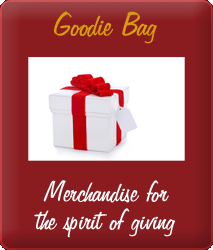 Goodie Bag: Merchandise for the spirit of giving