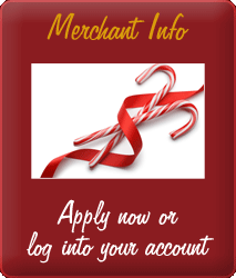 Merchant Info: Apply now or log into your account